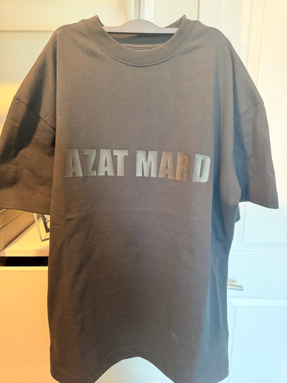 Black Short-Sleeve Crewneck Tee